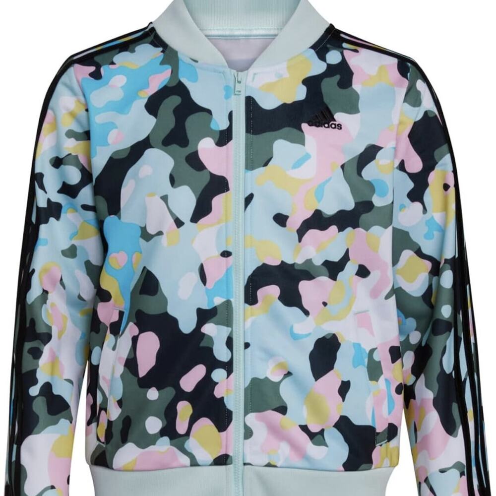 Adidas Zip-up Tricot Track Jacket Warm-up Bomber